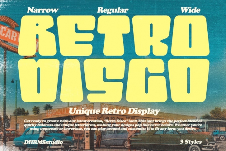 Retro Disco Font Download