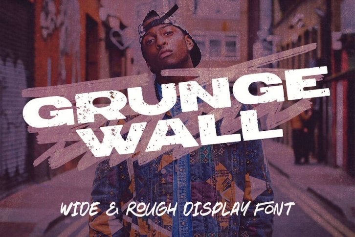 Grunge Wall Wide Font Font Download