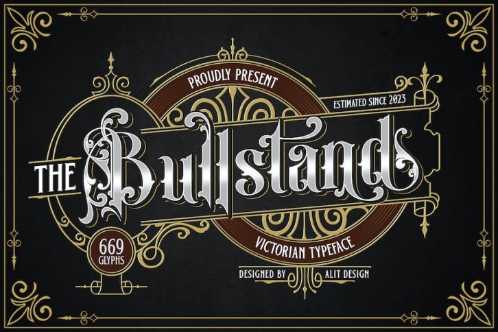 Bull Stand Typeface Font Download