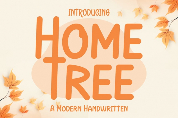 Home Tree - Modern Handwritten Font Download