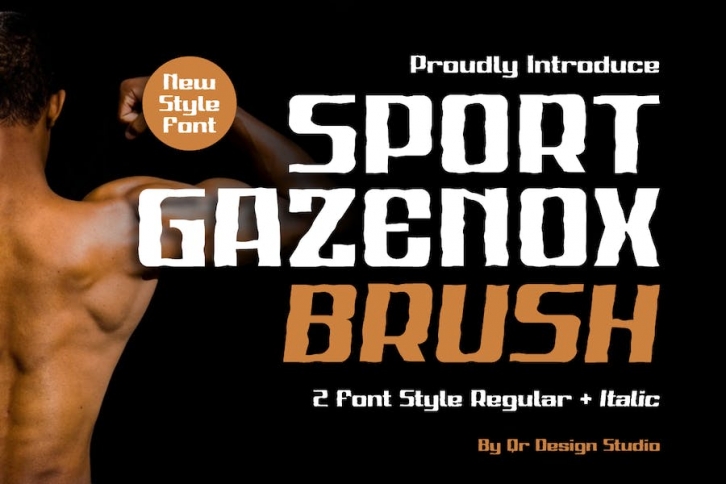 Sport Gazenox Brush Font Download