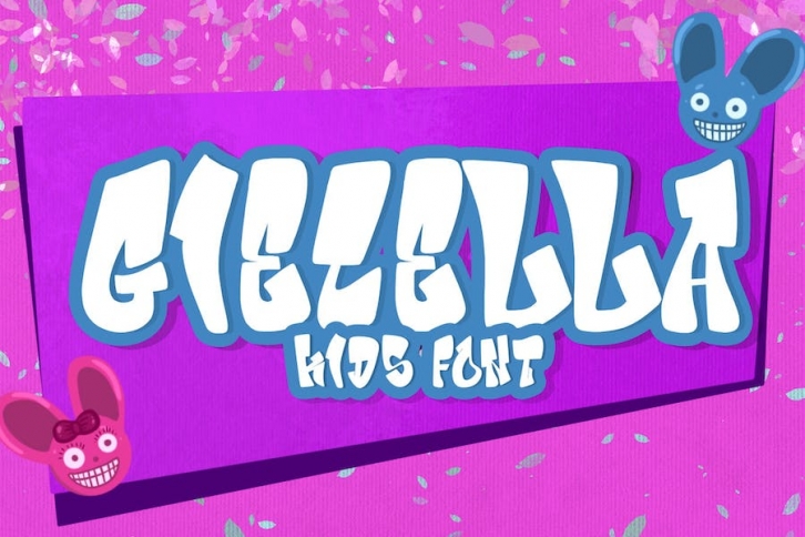 Giacella - Adorable Kids Font Font Download