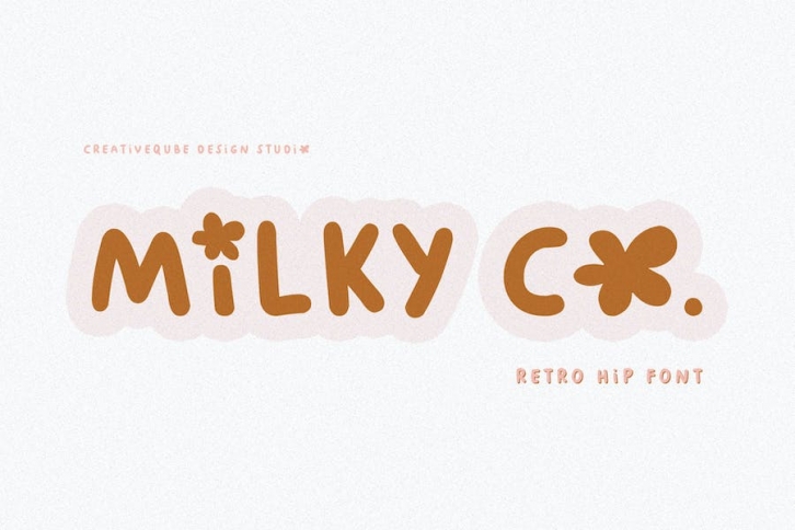 Milky Co Retro Font Font Download