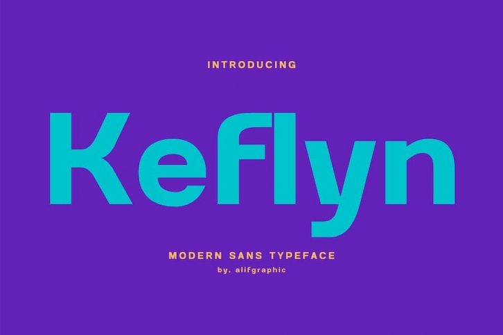 Keflyn - Modern Sans Typeface Font Download