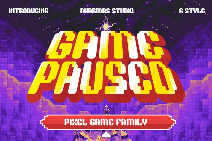 Game Paused Font Download