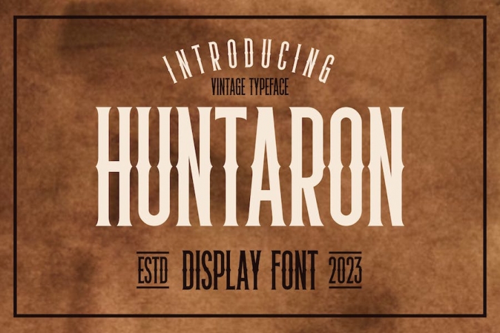 Huntaron Font Download