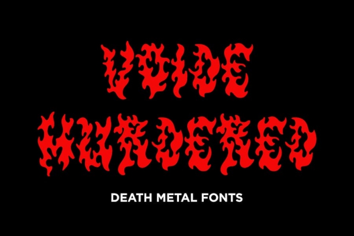 TF Voide Murdered Death Metal Font Font Download