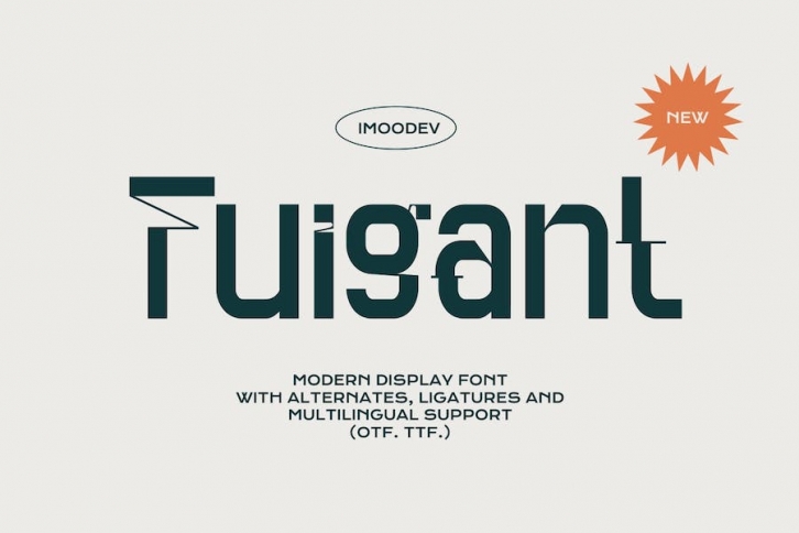 Fuigant - Modern Futuristic Font Download