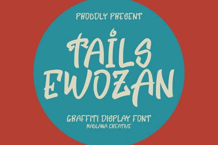 Tails Ewozan Graffiti Display Font Font Download