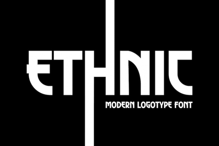 Ethnic Modern Logotype Sans Serif Font Typeface Font Download