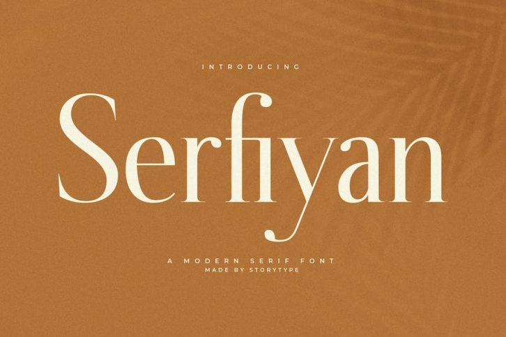 Serfiyan A Modern Serif Font Font Download