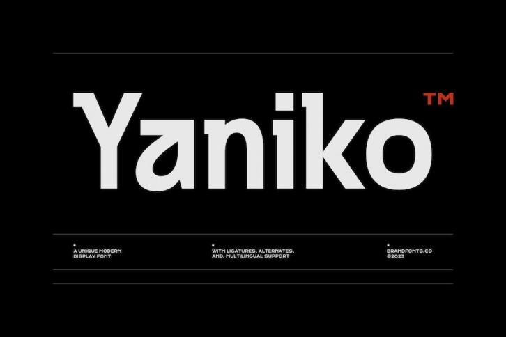 Yaniko Font Download