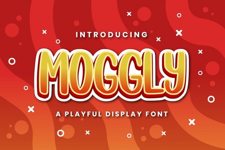 Moggly - Quirky Display Font Font Download