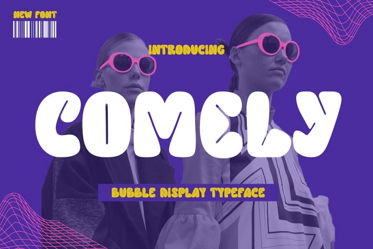 Comely - Bubble Display Font Font Download