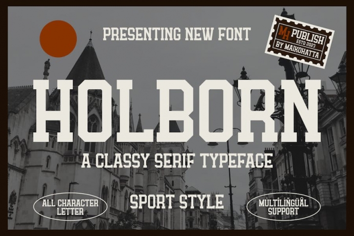 Holborn - Classy Serif Typeface Font Download