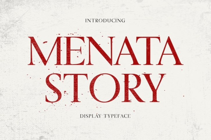 Menata Story Serif Font Download
