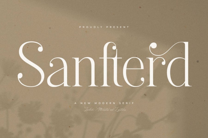 Sanfterd A New Modern Serif Font Font Download