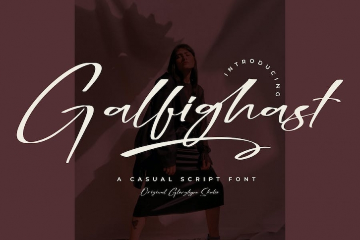 Galfighast A Casual Script Font Font Download