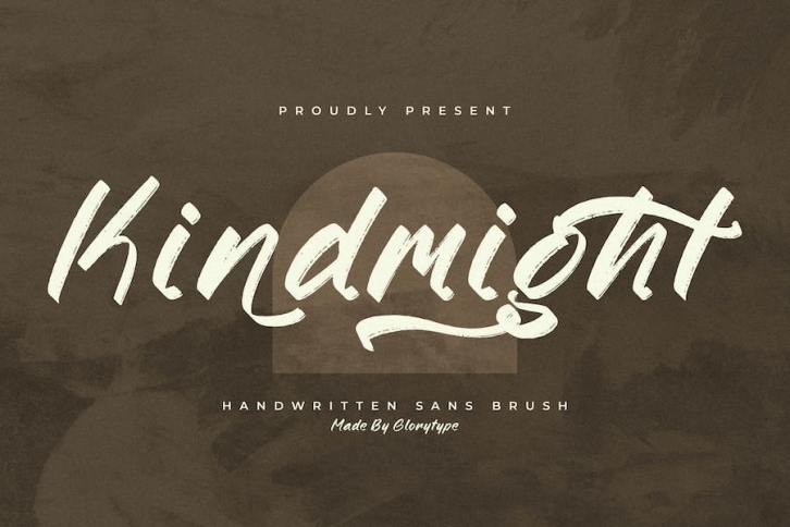 Kindmight Handwritten Brush Font Font Download