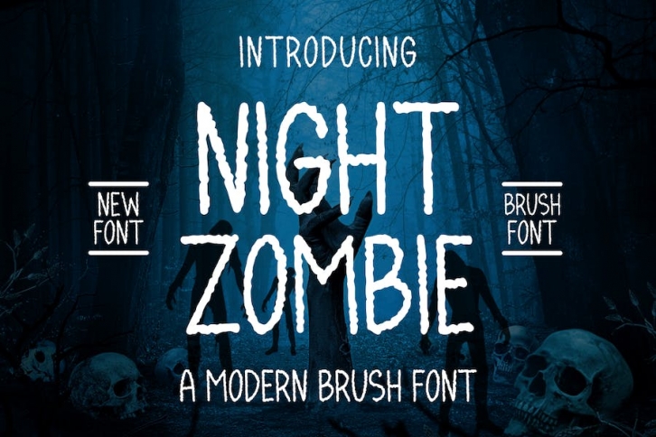 Night Zombie Font Font Download