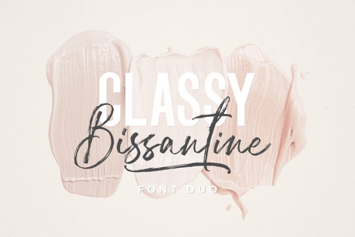 Classy Bissantine Font Duo Font Download