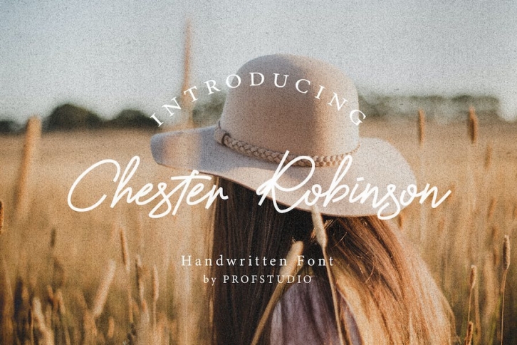 Chester Robinson - Handwrite Script Font Font Download