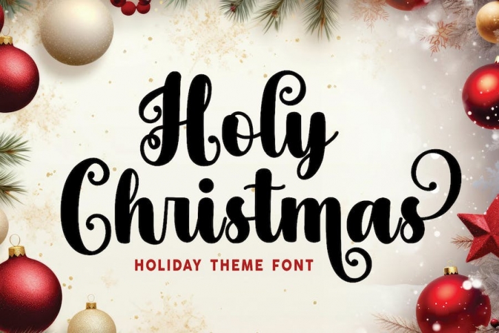 Holy Christmas Font Download