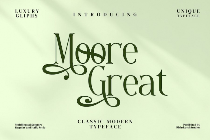 Moore Great Font Download