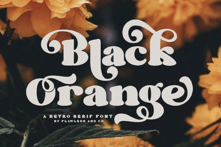 Black Orange Font Download