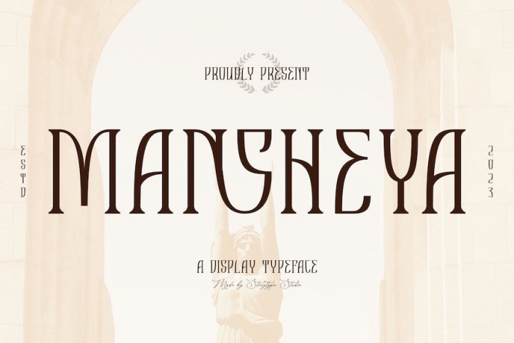 Mansheya A Display Typeface Font Font Download