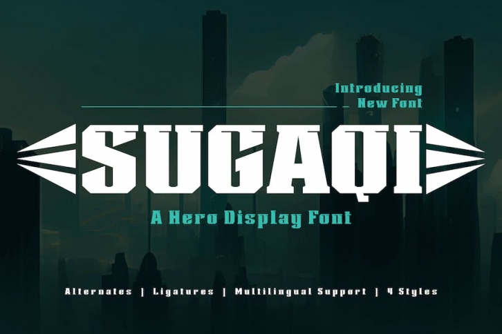 Sugaqi | Display Hero Font Font Download