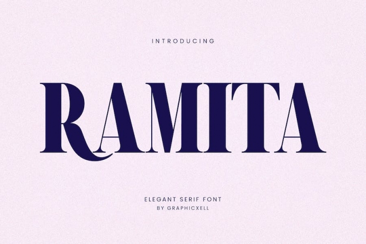 Ramita Elegant Serif Font Typeface Font Download