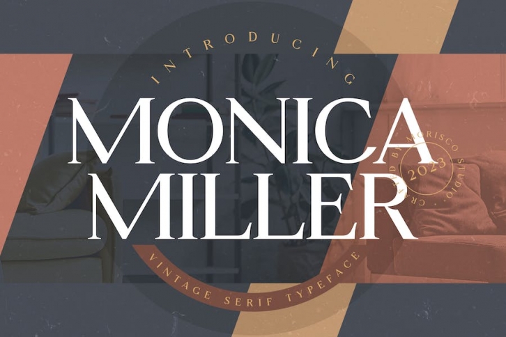 Monica Miller - Serif Typeface Font Download