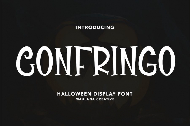 Confringo Halloween Display Font Font Download