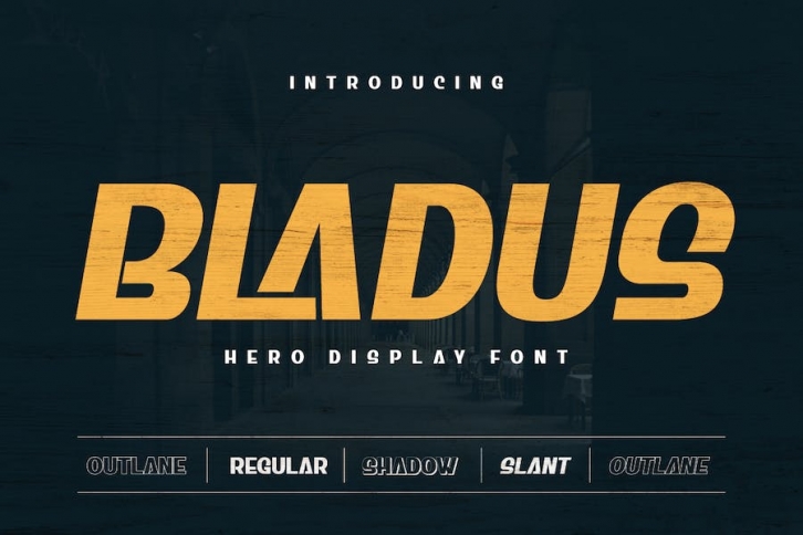 Bladus | Display Hero Font Font Download