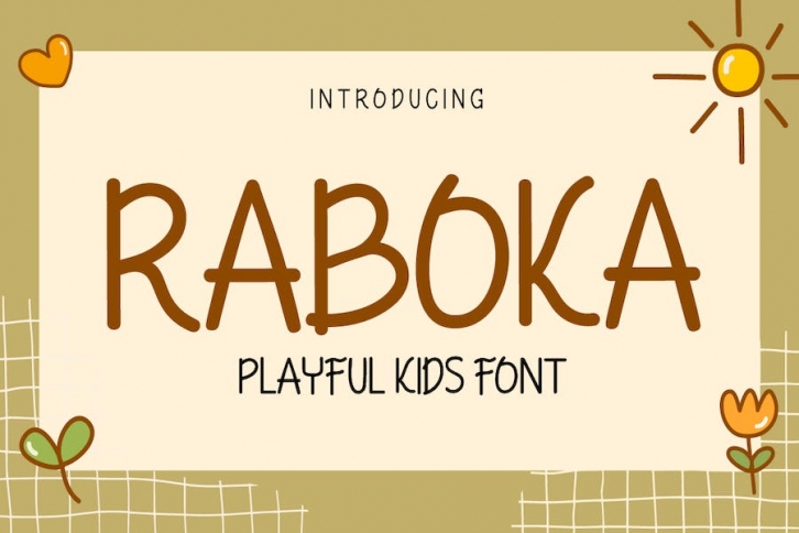 RABOKA | Playful Display Font Download