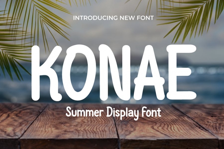 KONAE | Summer San Serif Display Font Download