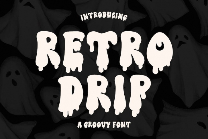 Retro Drip Font Download