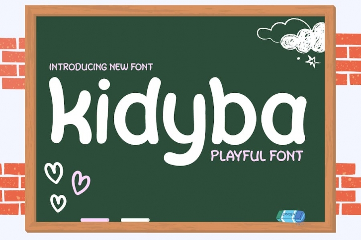 Kidyba | Playful Font Display Font Download