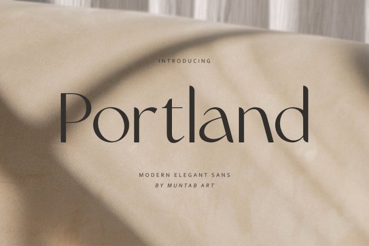 Portland | Modern Sans Serif Font Download