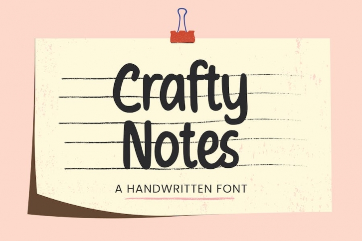 Crafty Notes Font Download