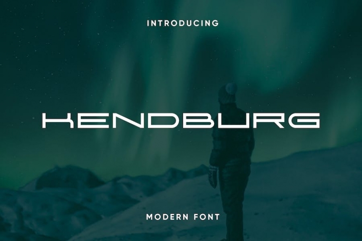 Kendburg Modern Font Font Download