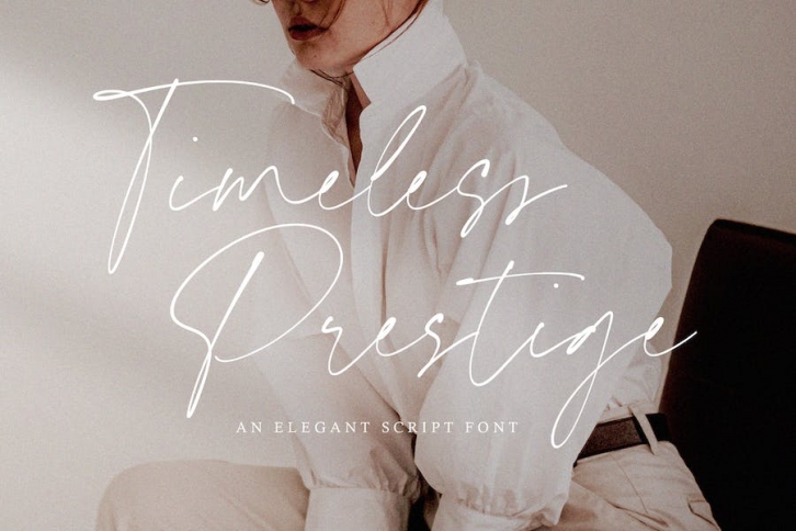 Timeless Prestige - elegant Script font Font Download