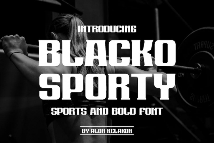 Blacko Sporty Font Download