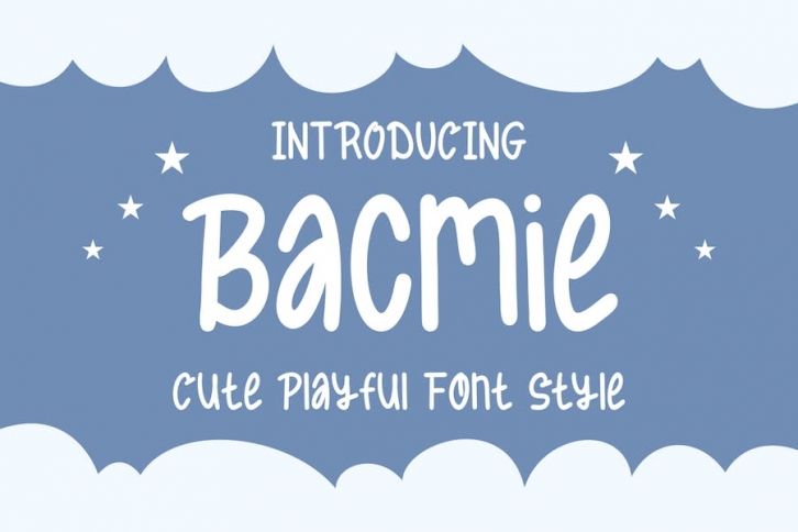 Bacmie  - Cute Playful Font Font Download