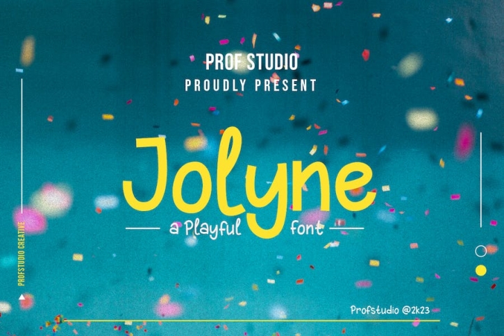 Jolyne - Playful Typeface Font Download