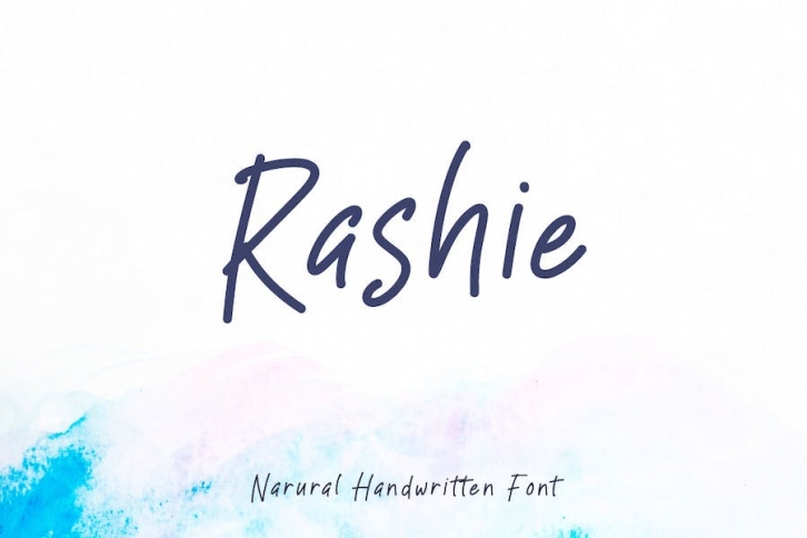Rashie - Natural Handwritten Font Font Download