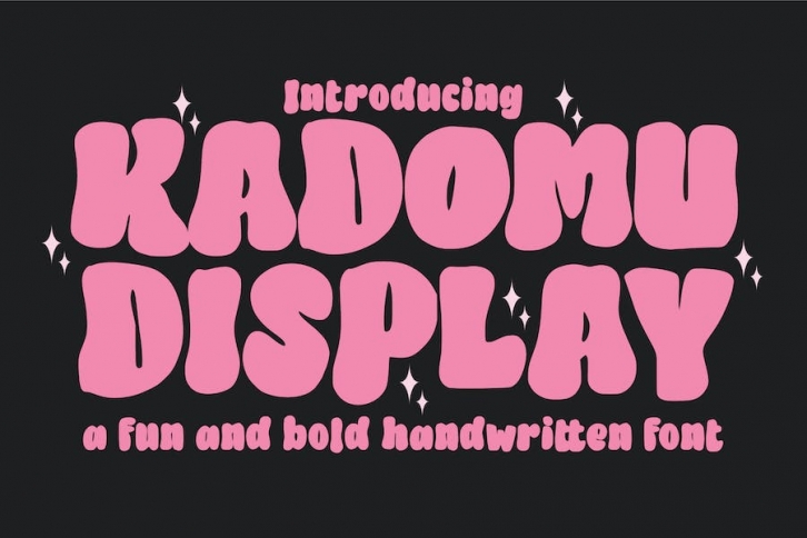 Kadomu - Cute Display Font Font Download