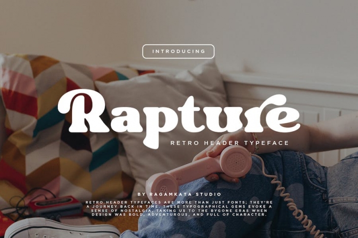 Rapture - Retro Header Typeface Font Download