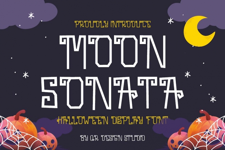 Moon Sonata - Halloween Font Font Download